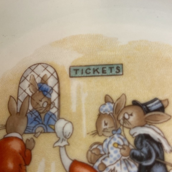1984 “Bunnykins” Royal Doulton Tableware LTD 1936 Golden Jubilee Celebration 8” - Picture 5 of 9